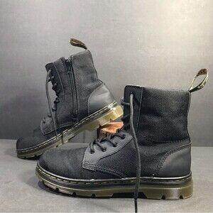 Dr. Martens Women's Combs Black Lace Up Boots Shoe Size -5